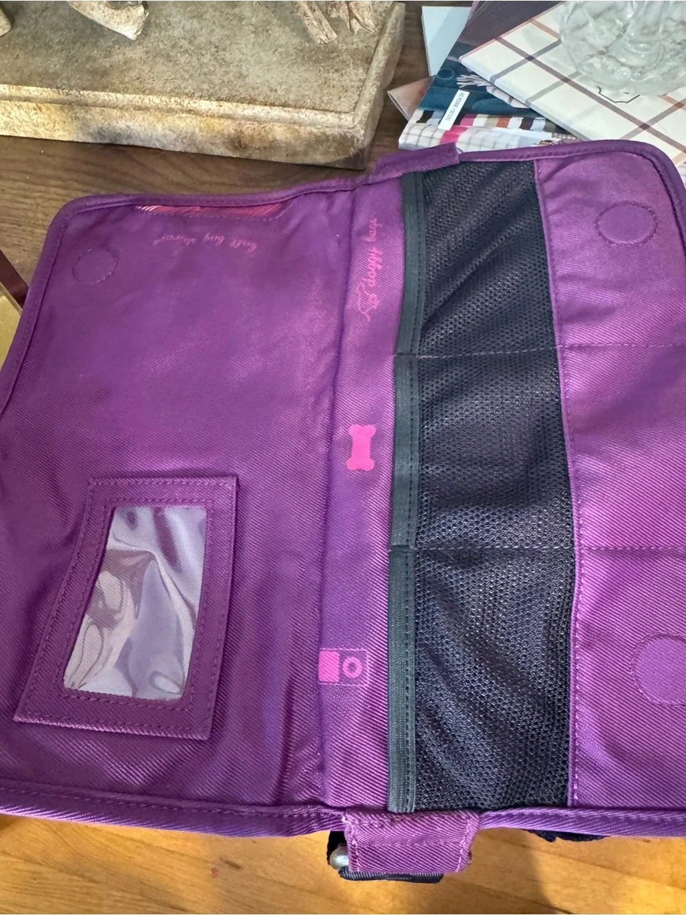 Lululemon Purple Fanny pack bum bag Canvas Crossbody Bag with Front Pockets