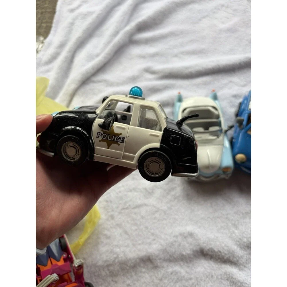 Chevron Cars Lot of 4 Plastic Toy Cars