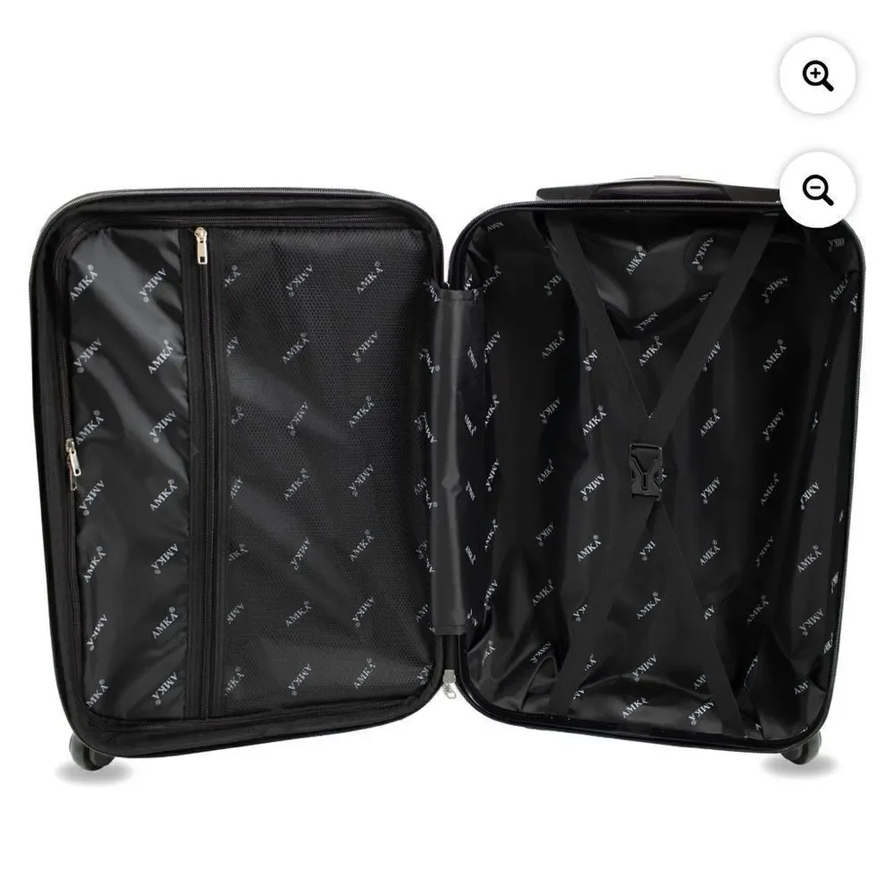 AMKA Honeycomb 20 in. Carry-On Expandable Spinner Suitcase luggage pink