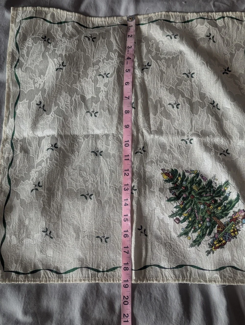 Christmas Tree Jacquard Napkins Set of 4 18x19