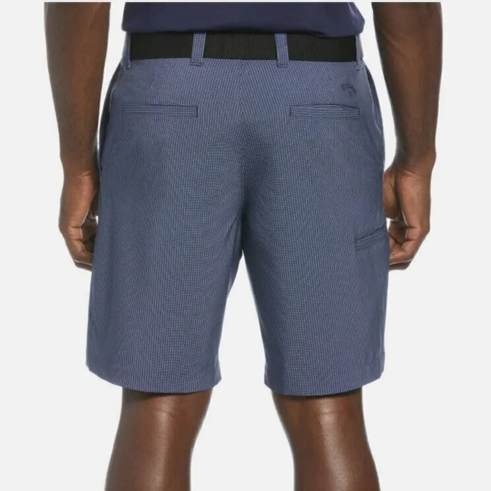 Callaway Mens Chev Tech Performance Golf Shorts Active Waistband Media Pocket 36