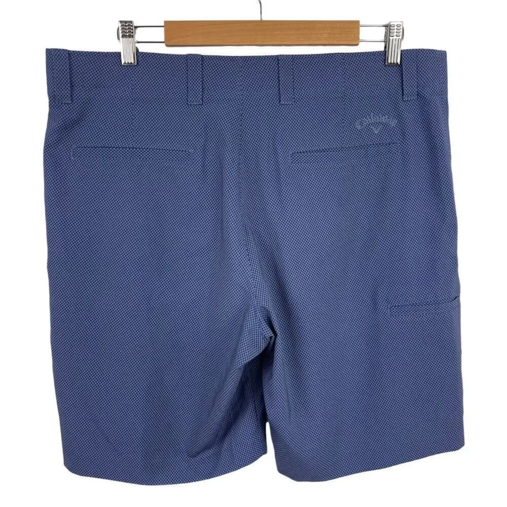 Callaway Mens Chev Tech Performance Golf Shorts Active Waistband Media Pocket 36