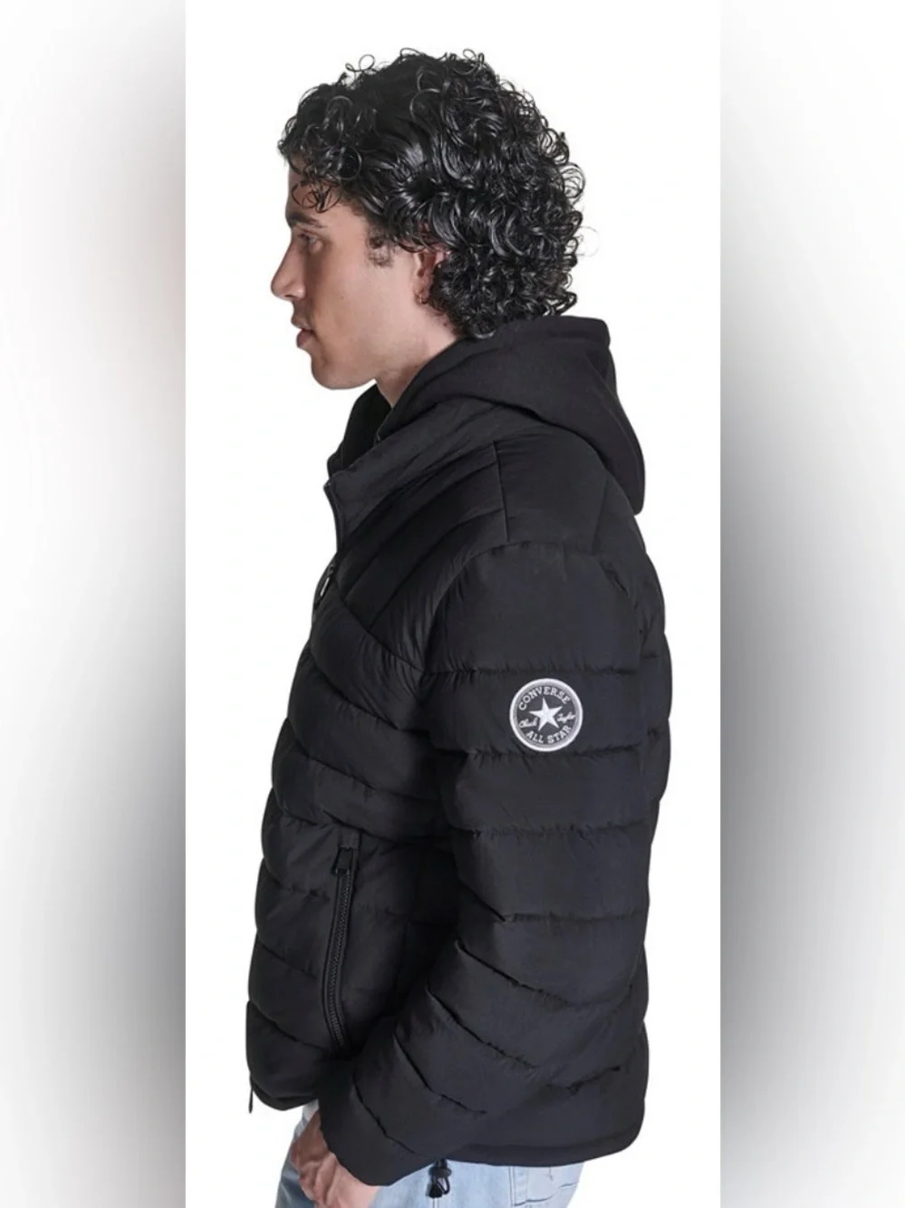 Men's Converse Puffer Jacket. Size Large