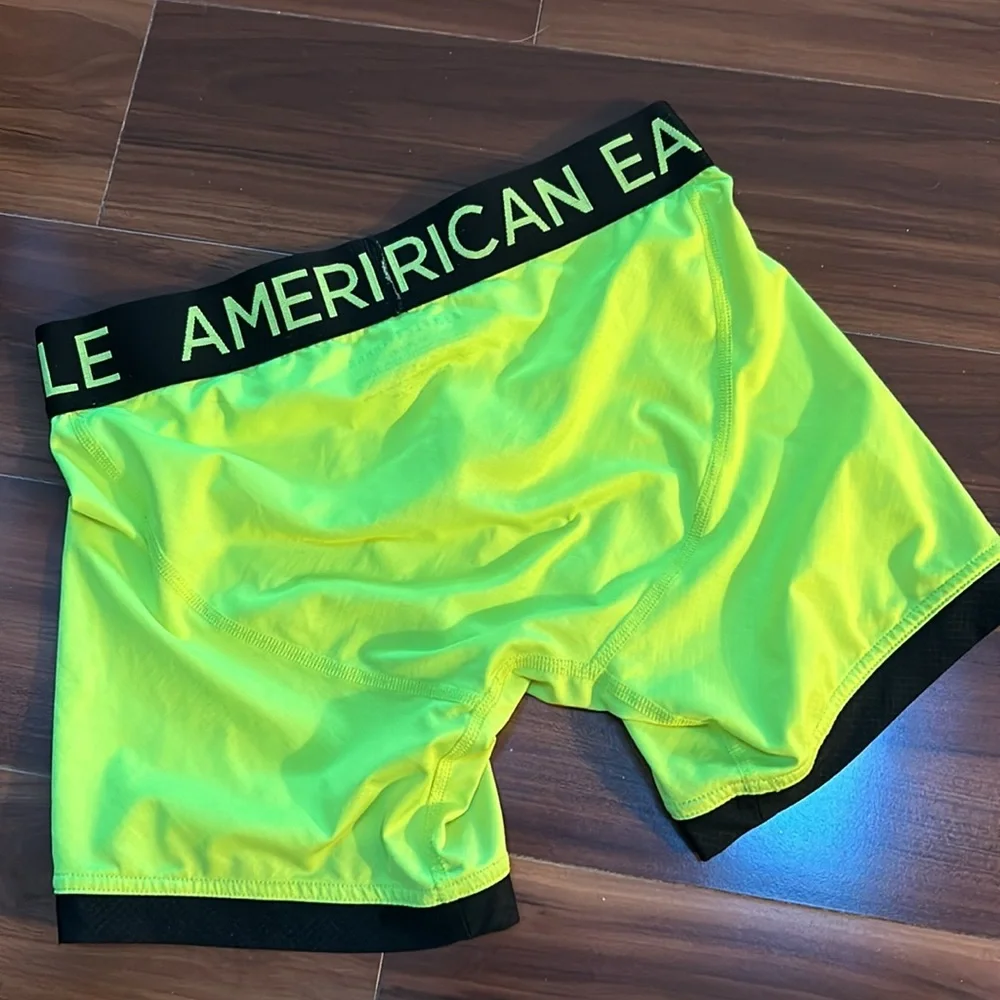 XS American Eagle flex trunk boxer briefs neon