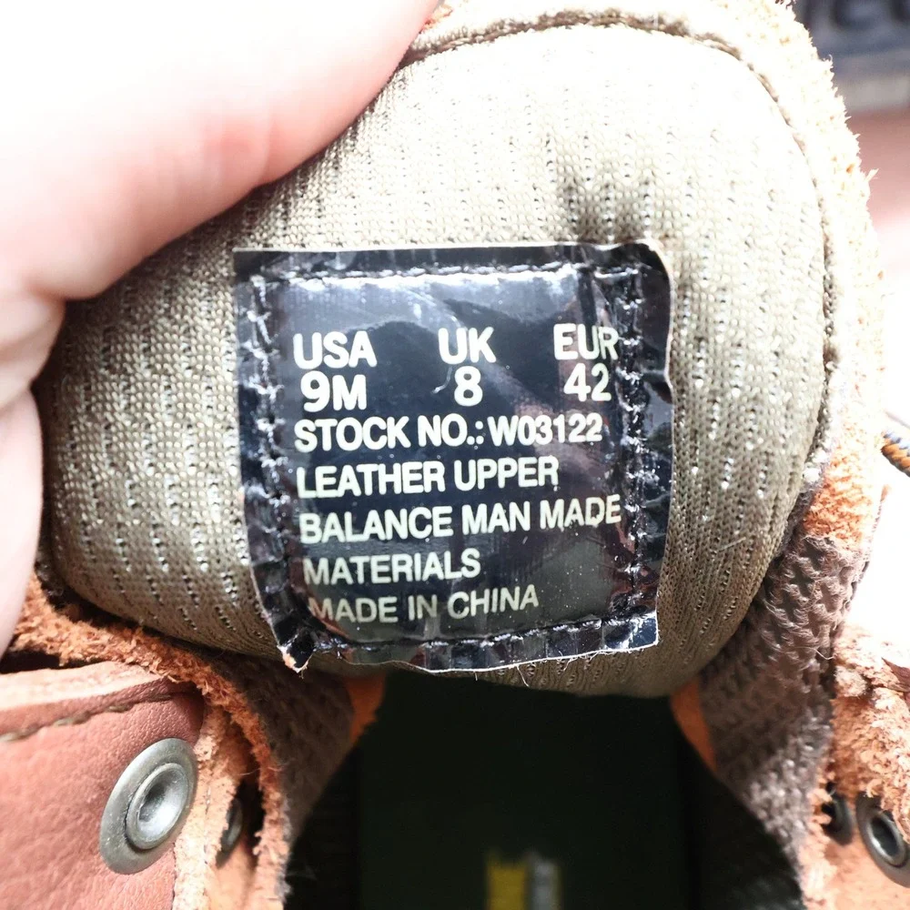 Wolverine DuraShocks SR Work Boots Men 9M Brown Leather New NWT W03122