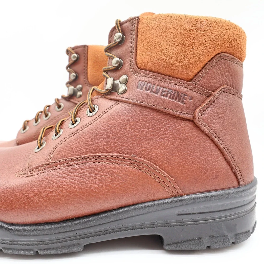 Wolverine DuraShocks SR Work Boots Men 9M Brown Leather New NWT W03122