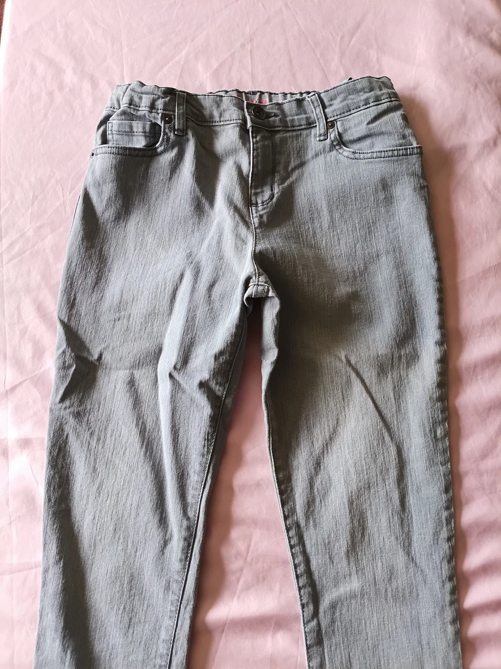 The Children's Place  Girls' Gray Super Skinny Jeans Sz.14
