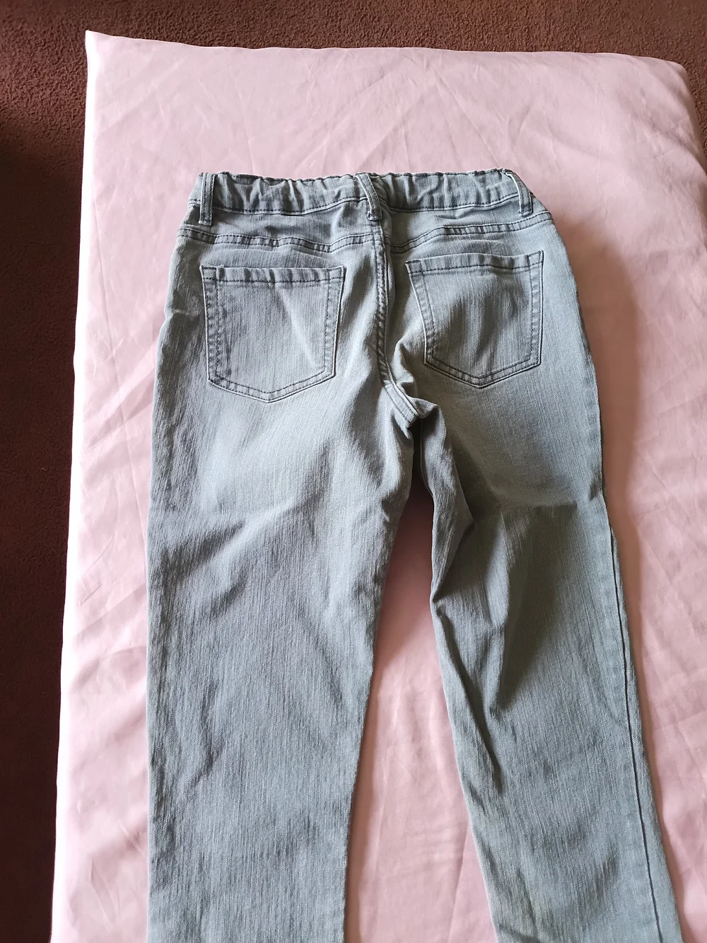 The Children's Place  Girls' Gray Super Skinny Jeans Sz.14