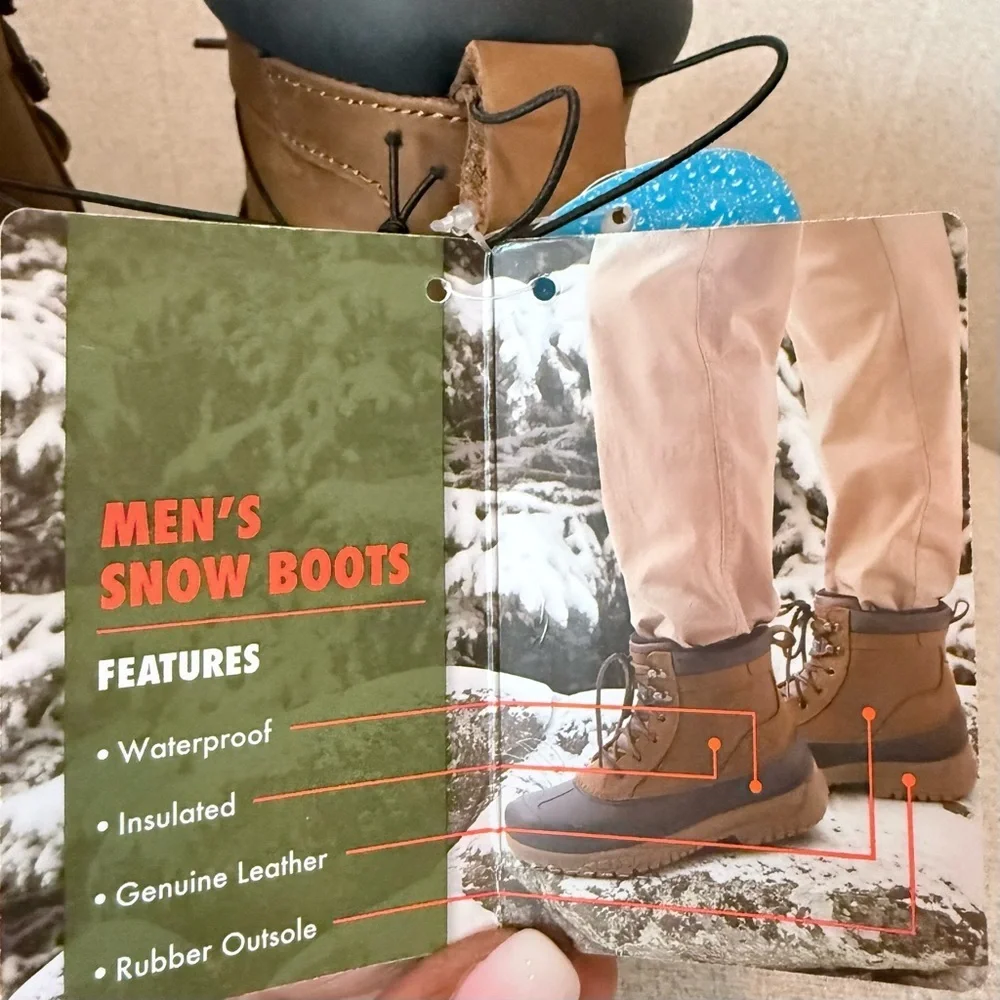 NWT Ozark Trail men’s snow boots size 10