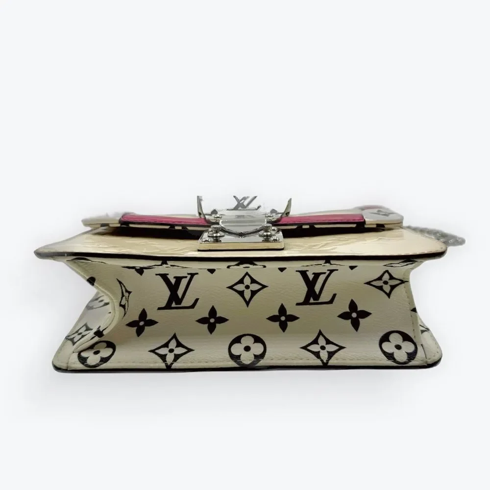 Auth Louis Vuitton LV Wynwood Monogram Vernis Epi Leather Crossbody Bag 2way