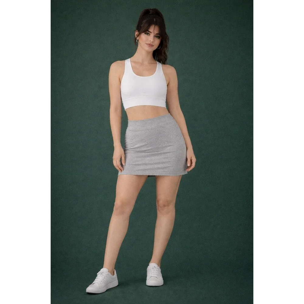 Outdoor Voices Women's‎ Heather Grey Athletic Skirt Size Large