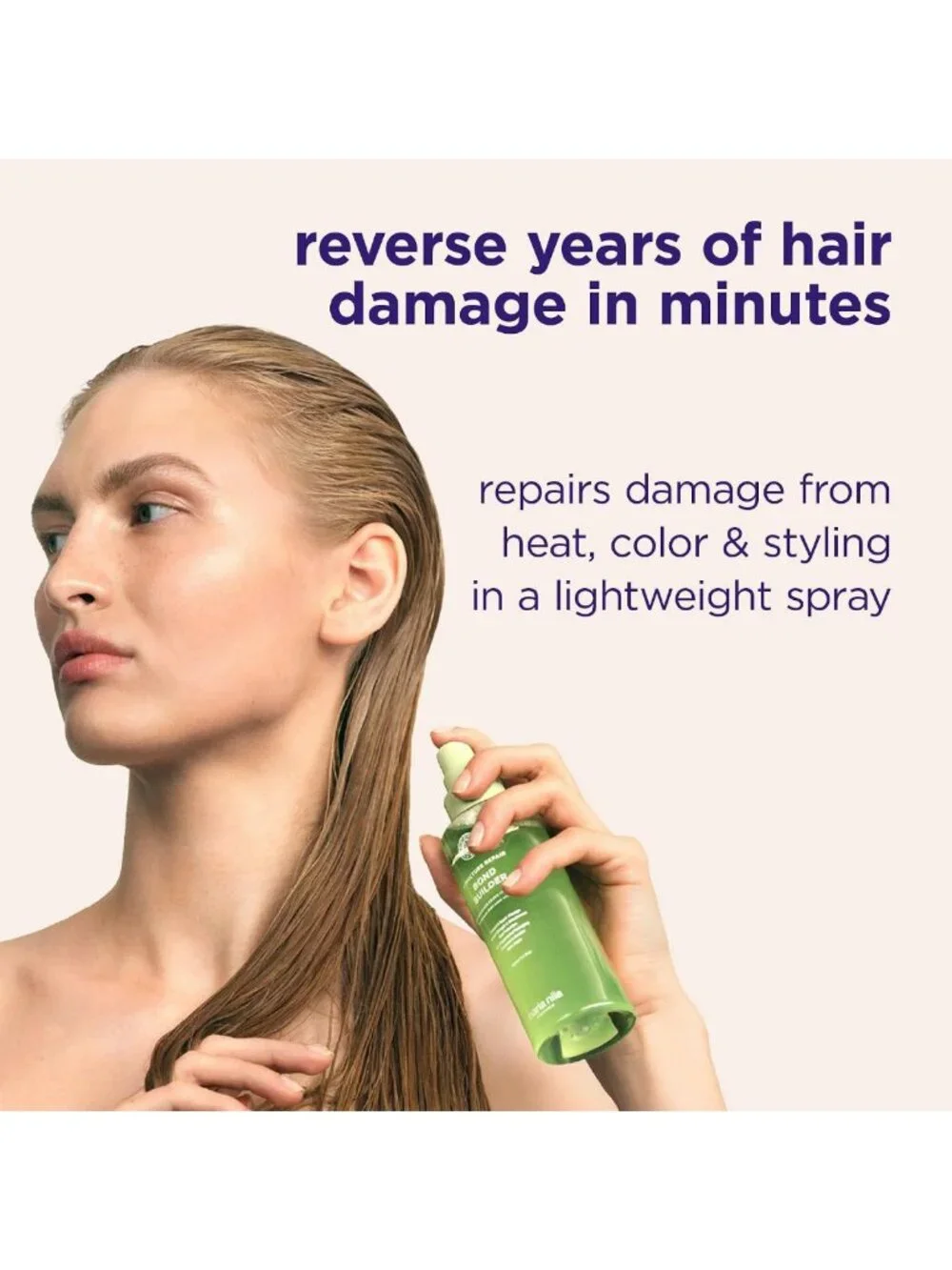 Leave-In Hair Repair Treatment - Strengthens Damaged Hair, Reduces Breakage