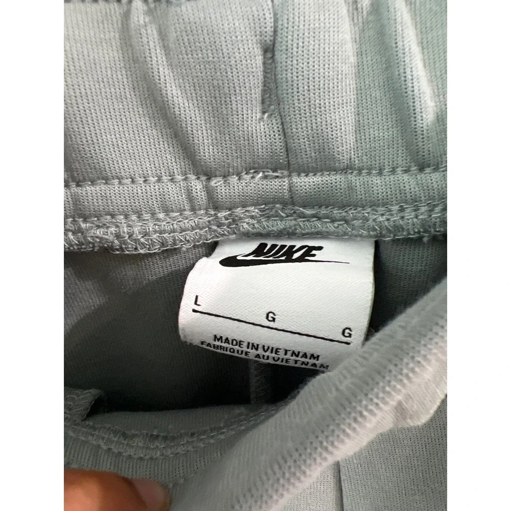 Nike Tech Sportswear Fleece Joggers Sweatpants Tapered Athletic Sage Green Large