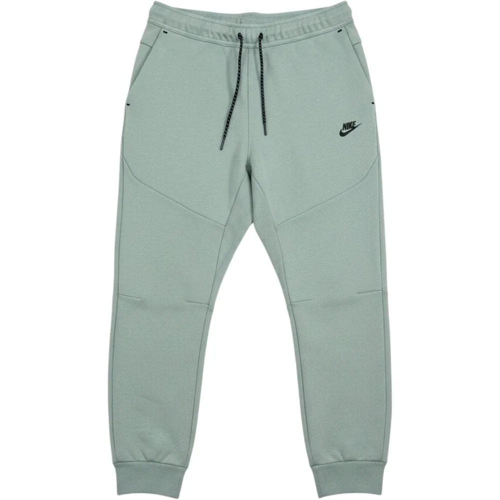 Nike Tech Sportswear Fleece Joggers Sweatpants Tapered Athletic Sage Green Large