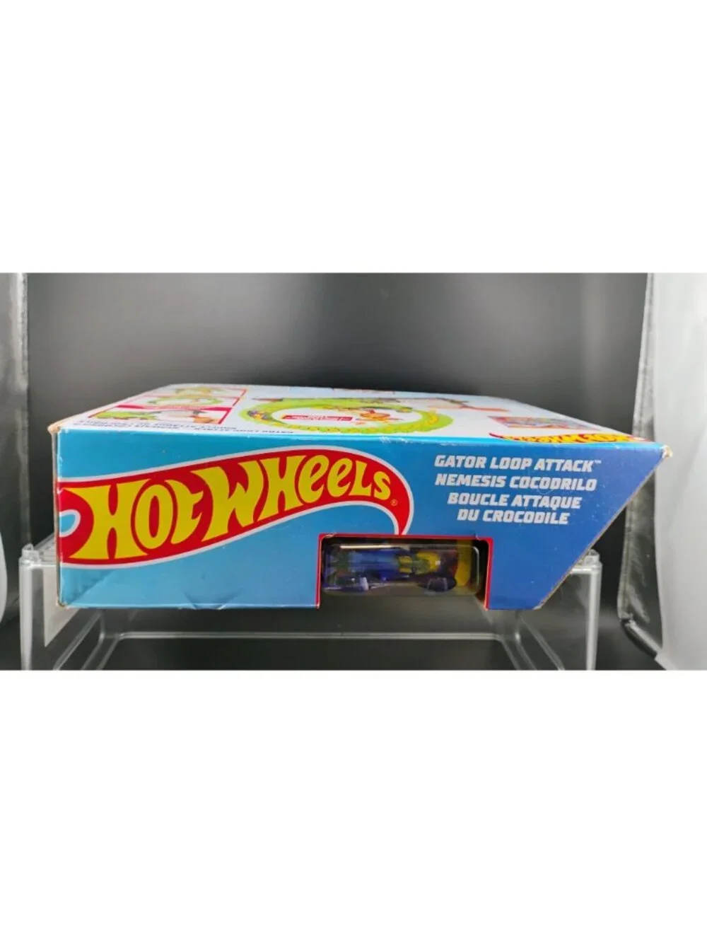 Hot Wheels Gator Loop Attack Nemesis Crocodile Track Set