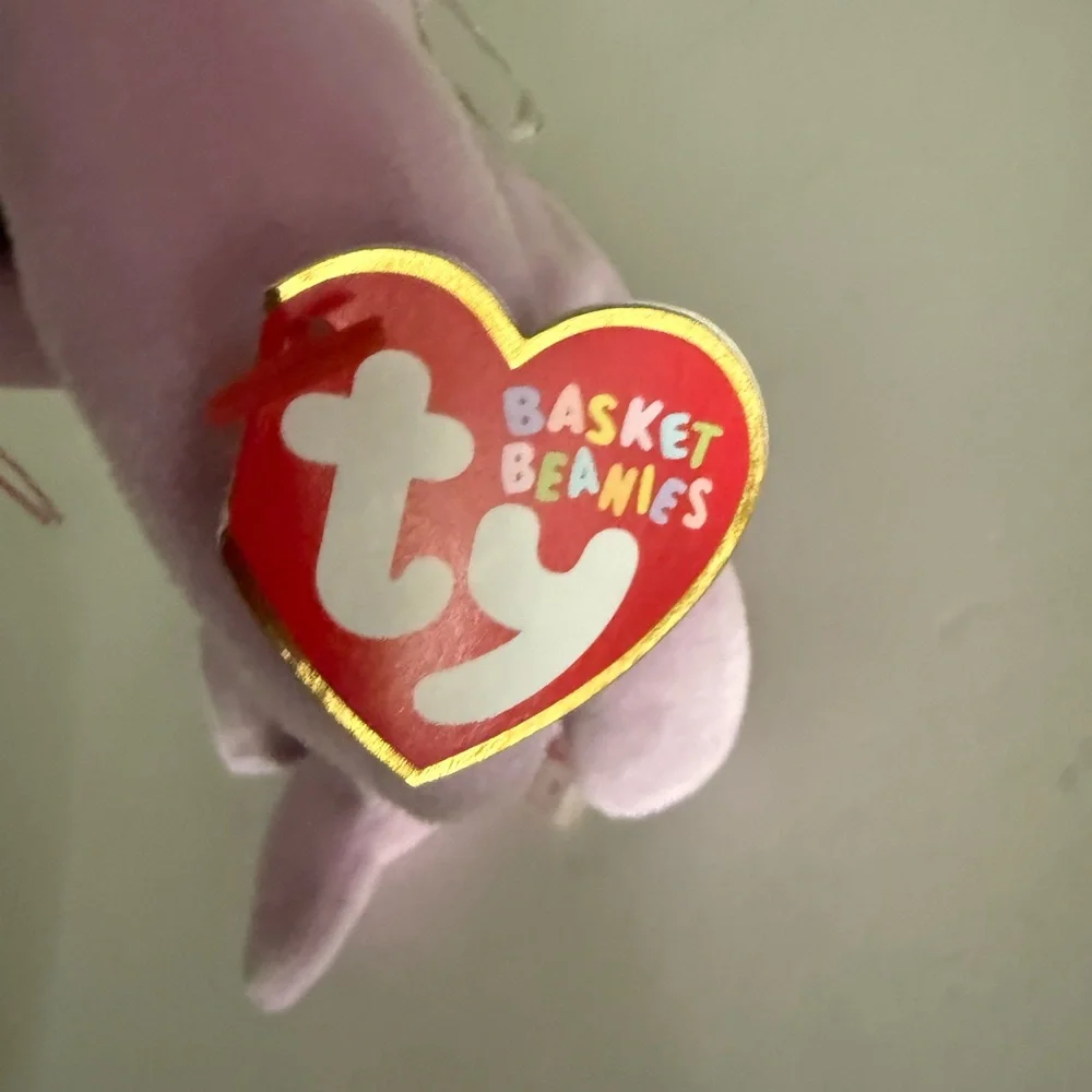 2001 Floppity the Rabbit BASKET Beanie Baby