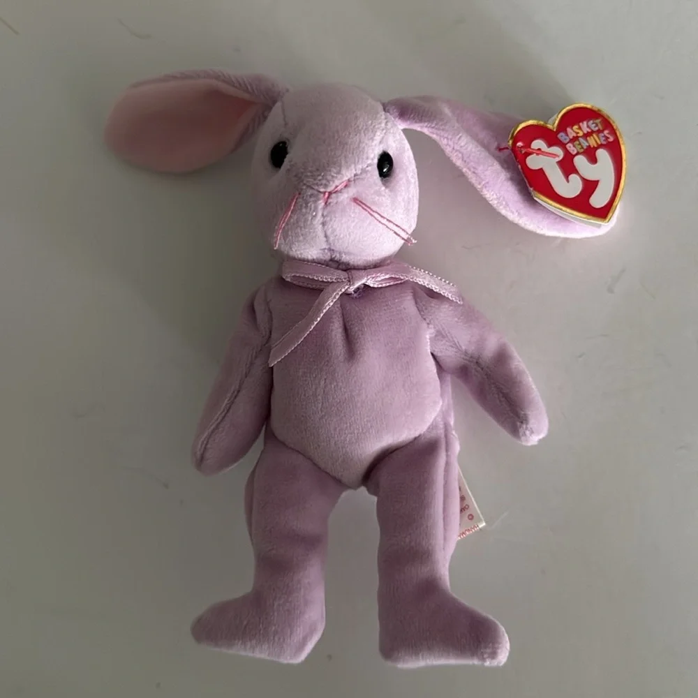 2001 Floppity the Rabbit BASKET Beanie Baby