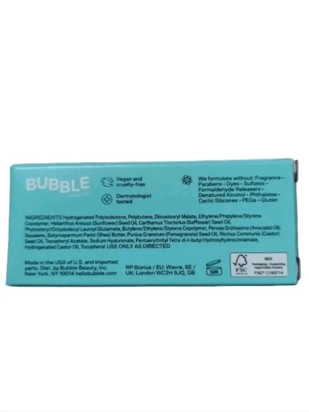 Set Of 2 Bubble Tell All Minty Lip Balm & Talk Back Lip Serum