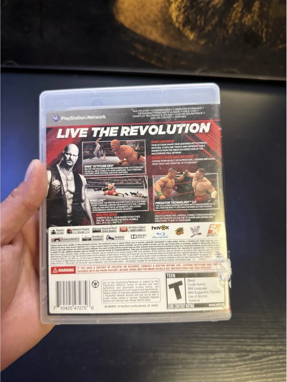 WWE '13 (Sony PlayStation 3, 2012) PS3 - Complete in Box CIB With Manual