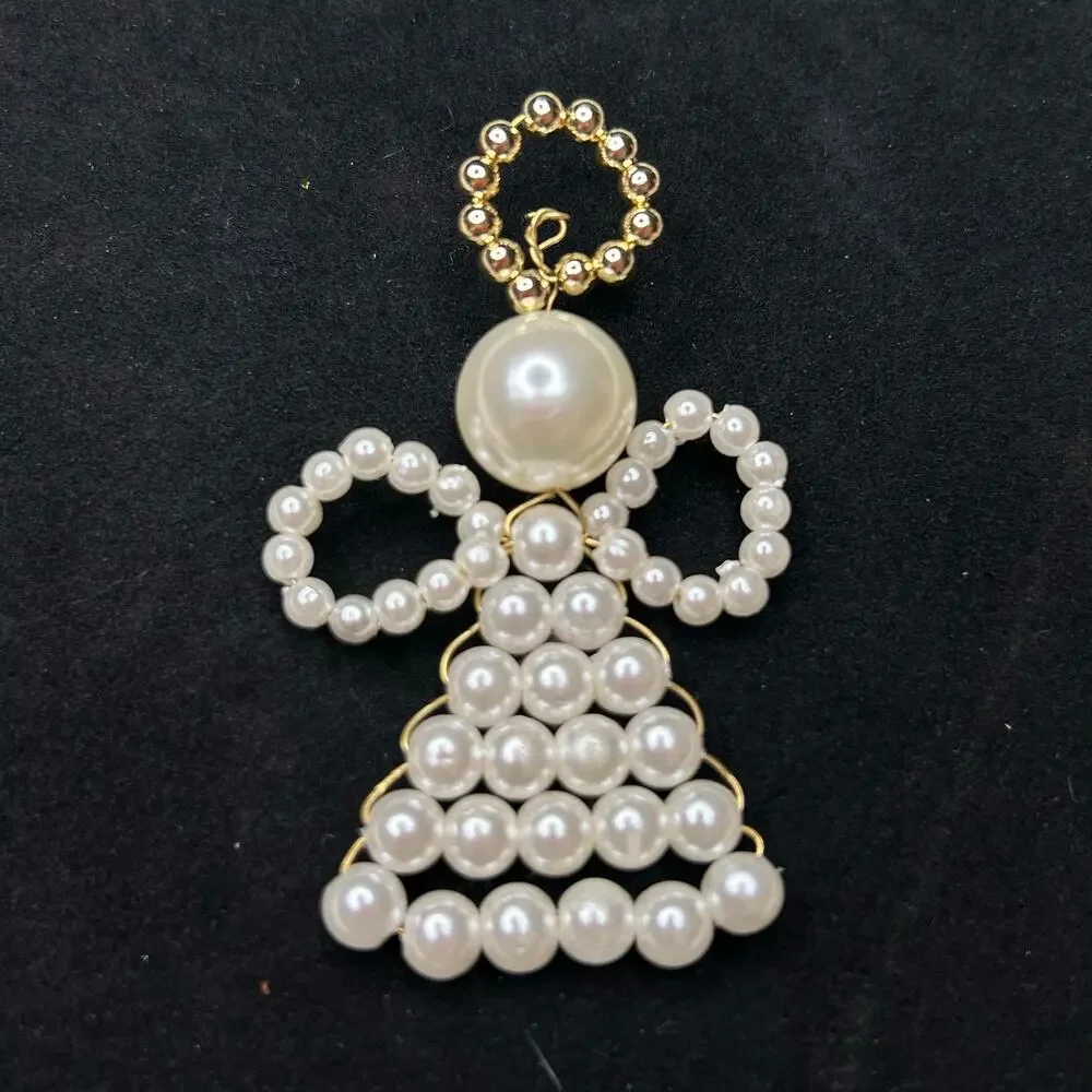 Handmade Beaded Angel Christmas Holiday