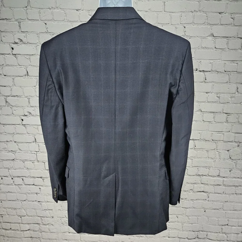 Ralph Ralph Lauren Navy 100% Wool 2 Button Vented Notch Blazer Sport Coat 44R