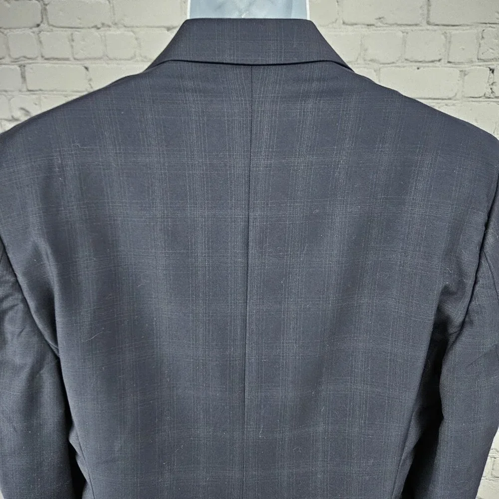 Ralph Ralph Lauren Navy 100% Wool 2 Button Vented Notch Blazer Sport Coat 44R