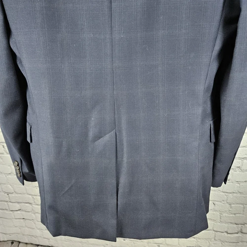 Ralph Ralph Lauren Navy 100% Wool 2 Button Vented Notch Blazer Sport Coat 44R