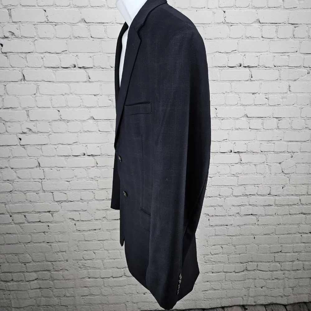 Ralph Ralph Lauren Navy 100% Wool 2 Button Vented Notch Blazer Sport Coat 44R
