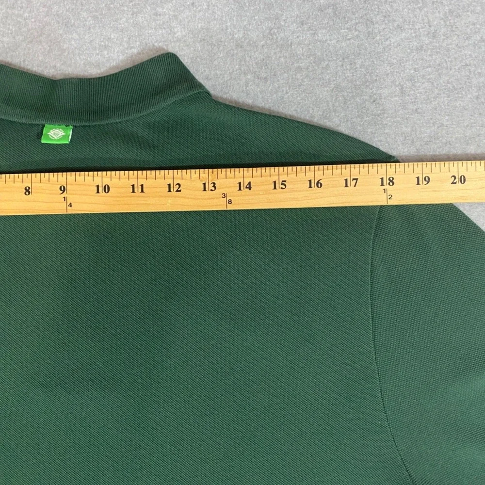 Nike Brasil CBF Soccer Polo Shirt Mens Medium Green Short Sleeve Pique Top