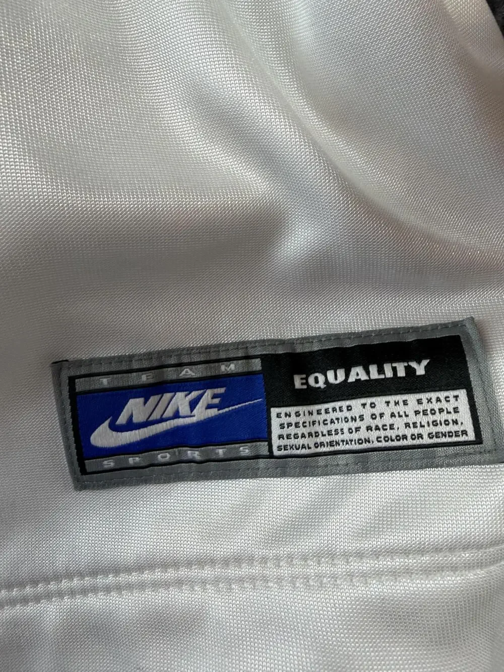 Nike Track Jacket Mens Medium White Equality Force Full Zip Logo CU6789-100