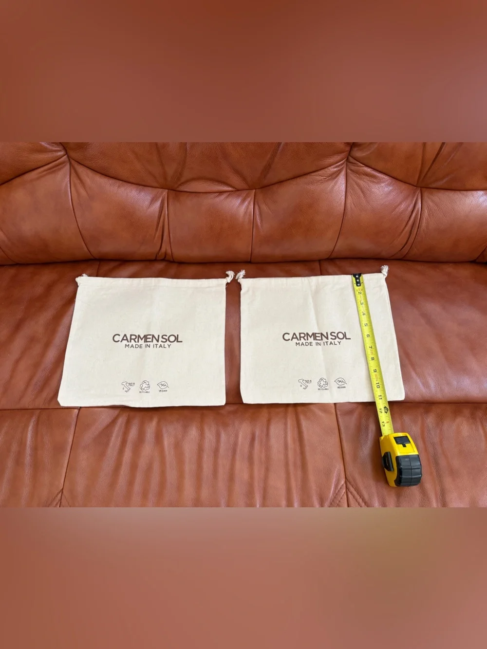 NWOT CARMEN SOL Set of 2 Dust Bag