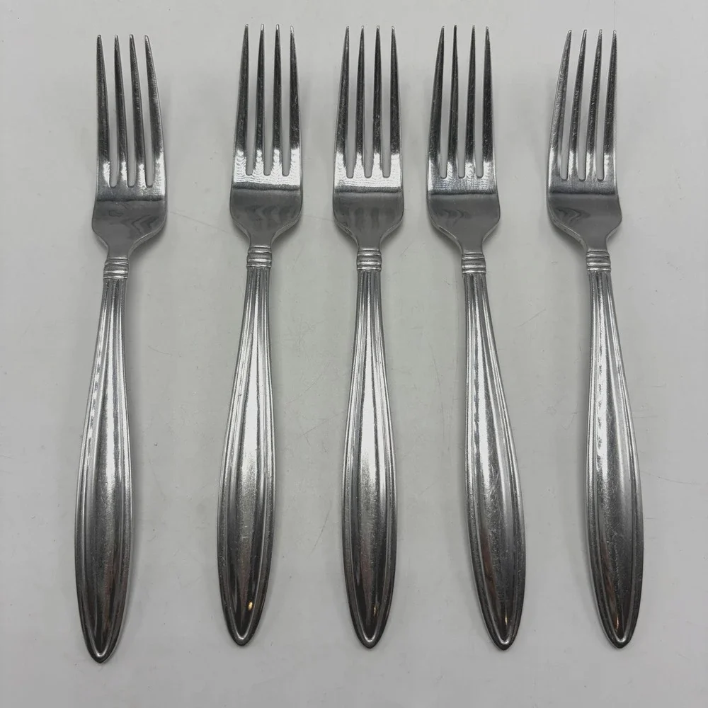 Reed & Barton Select Celebration 5 Dinner Forks Stainless China
