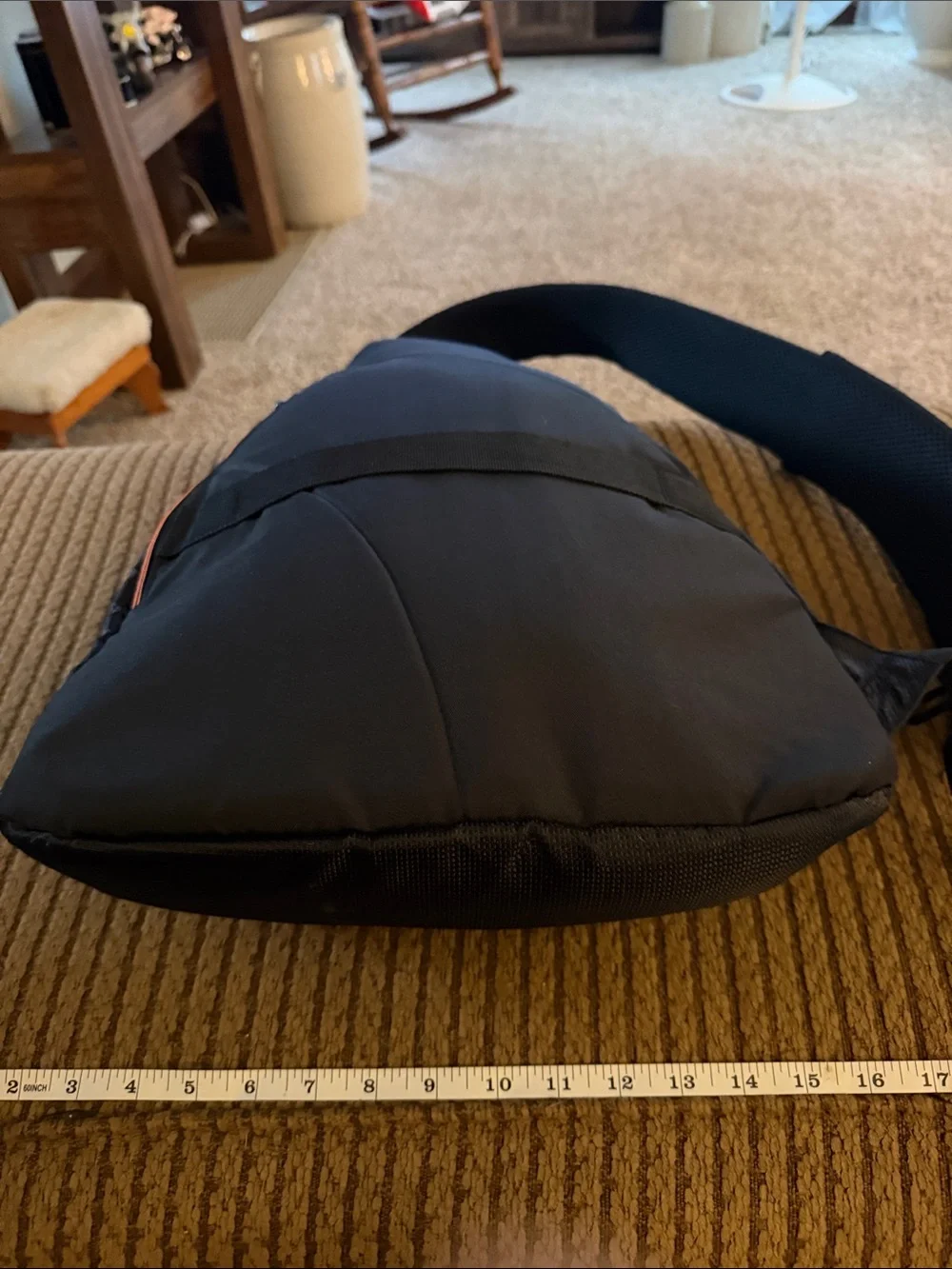 Harley-Davidson Gray Sling Backpack with Orange Trim