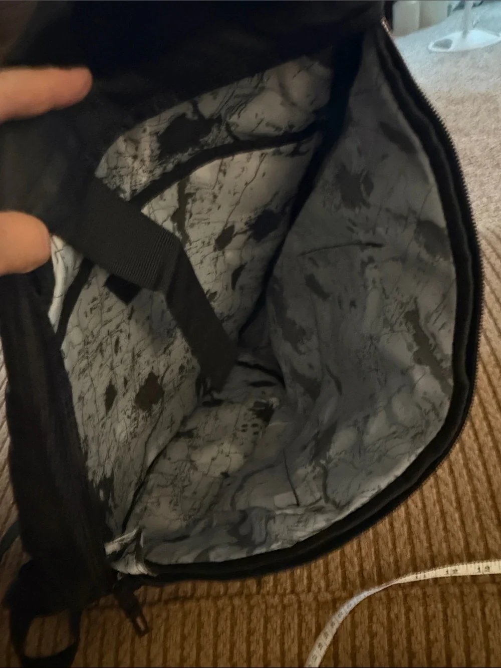 Harley-Davidson Gray Sling Backpack with Orange Trim
