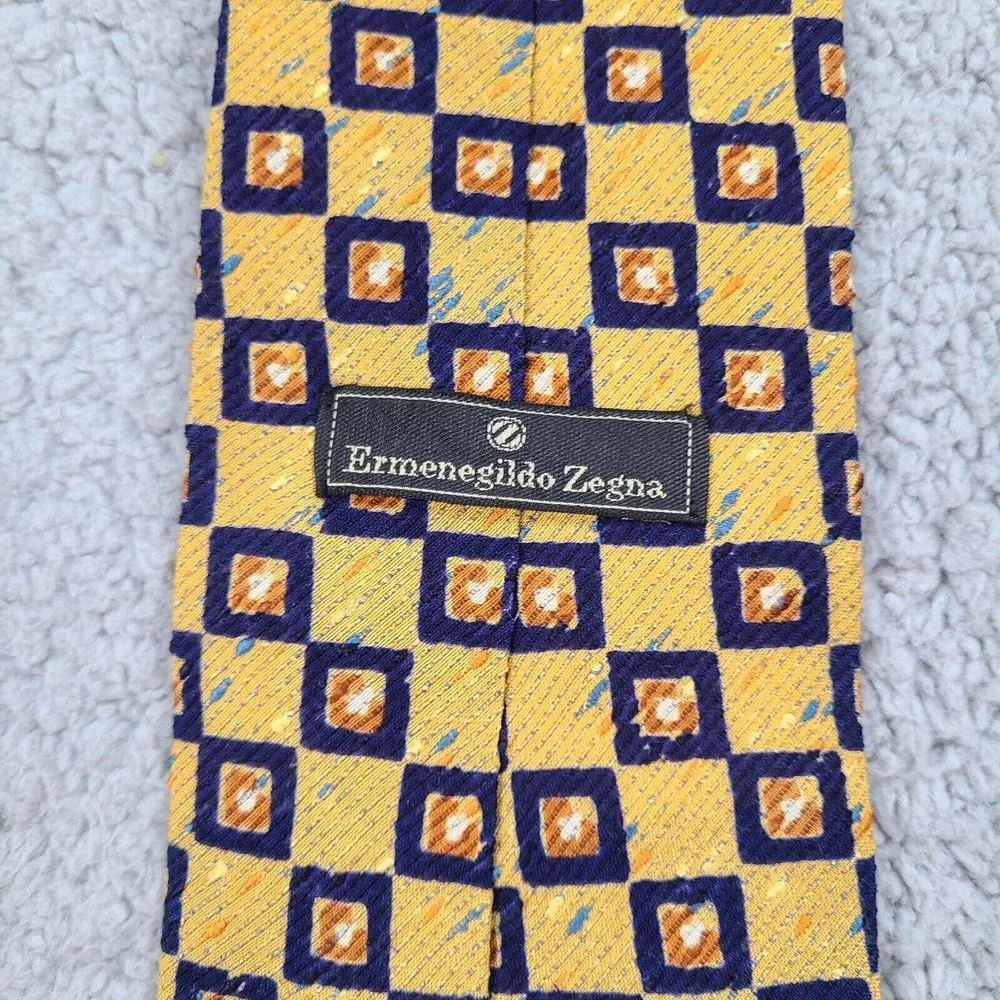 Ermenegildo Zenga Tie Necktie Men's Silk Viscose Made In Italy‎ Lot Of 3