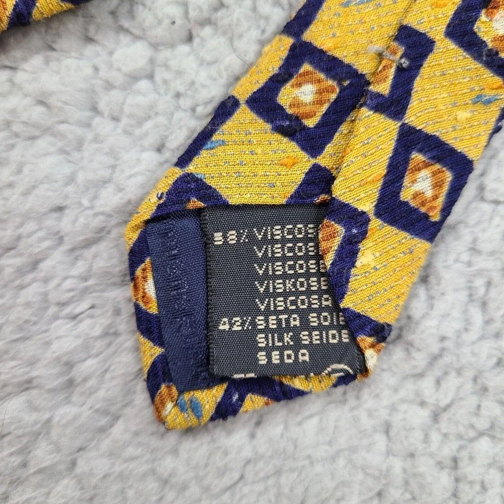 Ermenegildo Zenga Tie Necktie Men's Silk Viscose Made In Italy‎ Lot Of 3