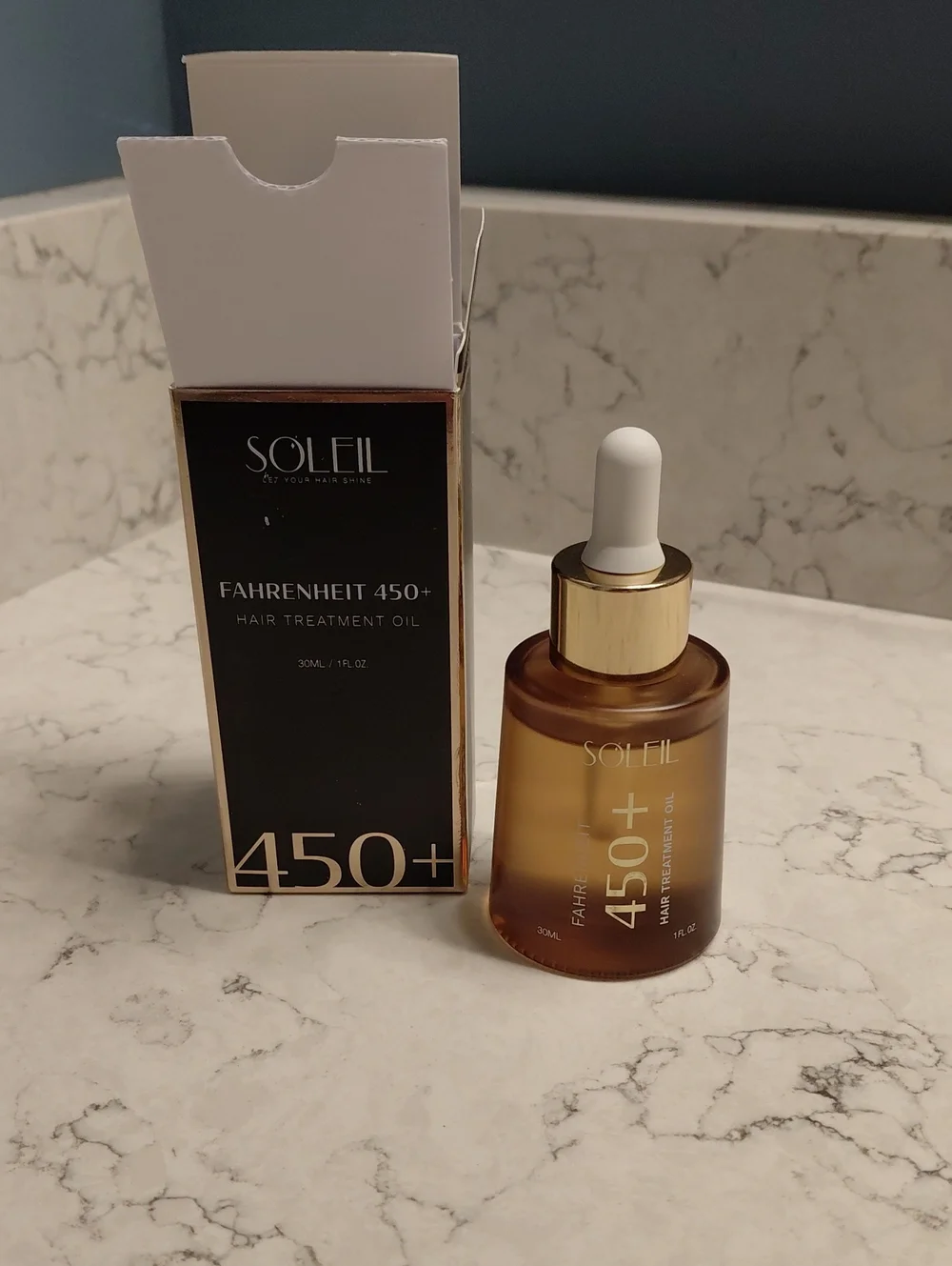 New SOLEIL Fahrenheit 450+ Hair Treatment Oil 30ml / 1 FL OZ FULL SIZE