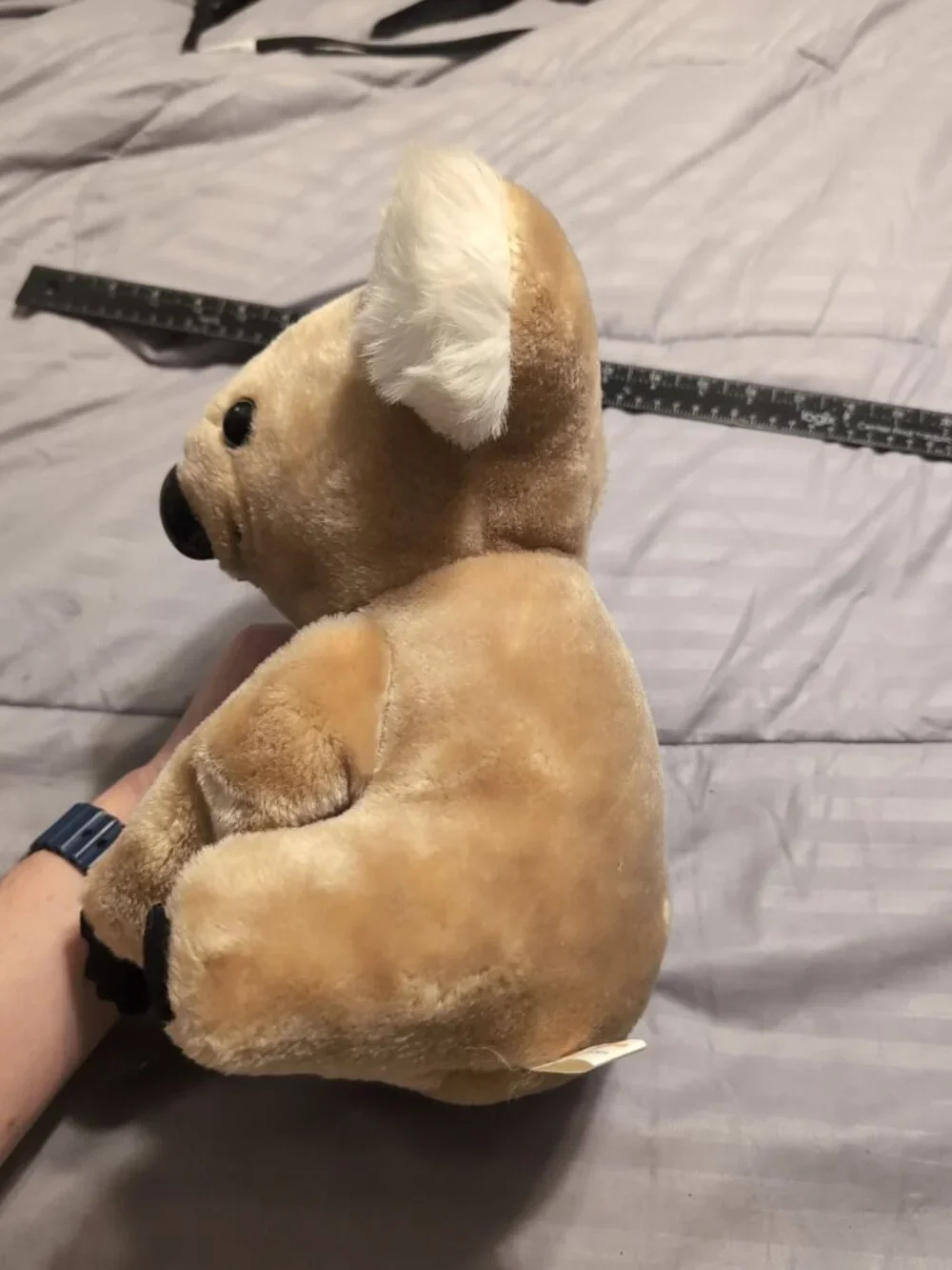 Vintage Plush Koala Bear Hook Loop Paws By Suntoy Korea