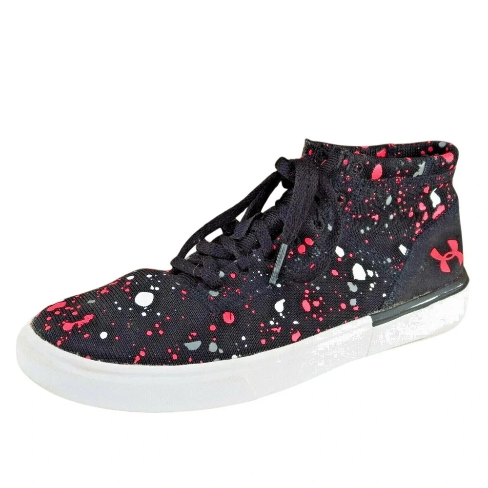 Under Armour Girls Shoes Size 5‎ M Black Casual Shoes Fabric 4501370746