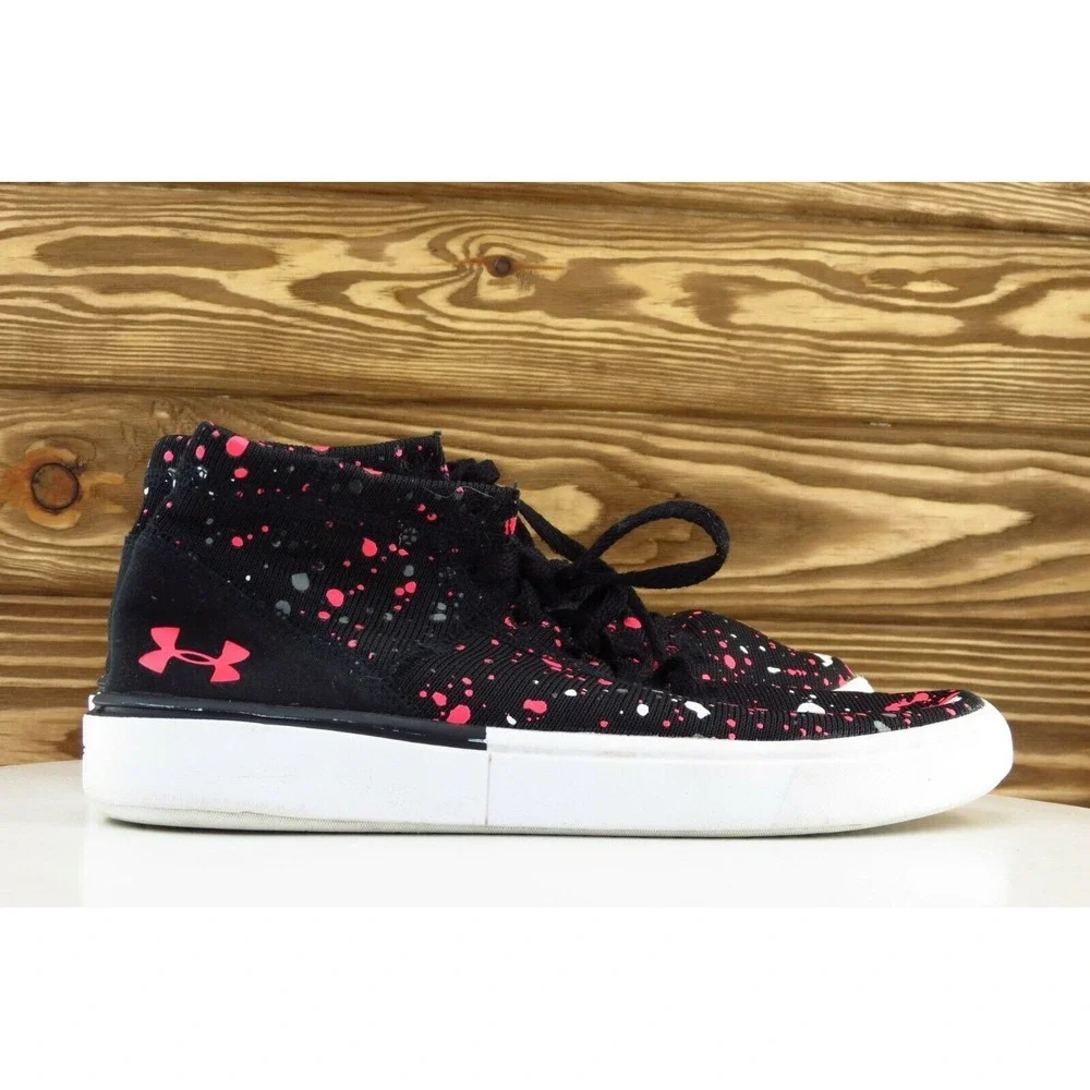 Under Armour Girls Shoes Size 5‎ M Black Casual Shoes Fabric 4501370746
