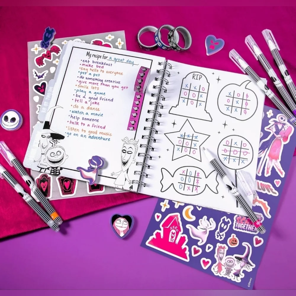 The Nightmare Before Christmas‎ Graphic Journaling Kit NWT