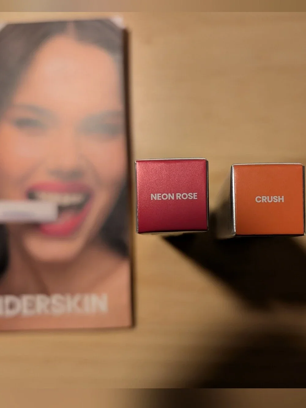 NWT Wonderskin Crush and Neon Rose Wonder Blading All Day Lip Stain