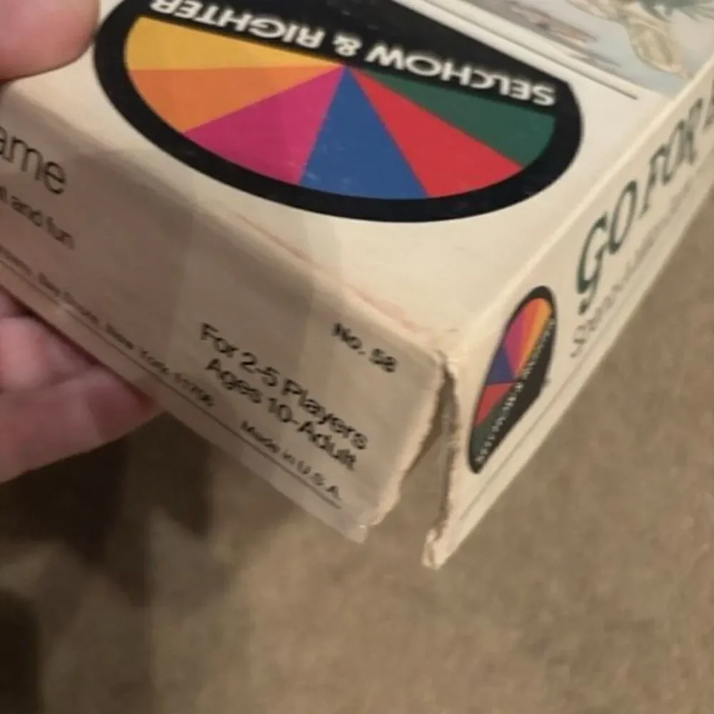 Go For Broke 1985 Board Game Selchow & Righter Board Game