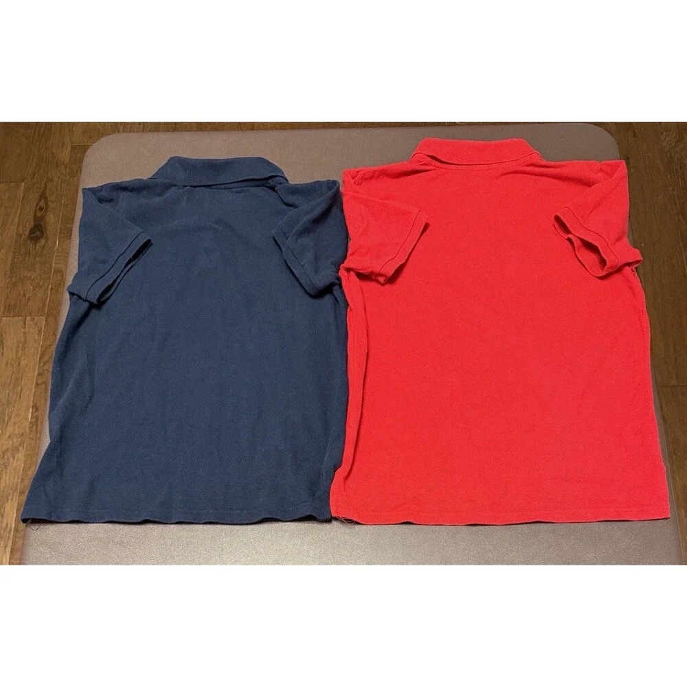 The Childrens Place Boys Large (10/12) Uniform Polo Shirts (6) Various Colors
