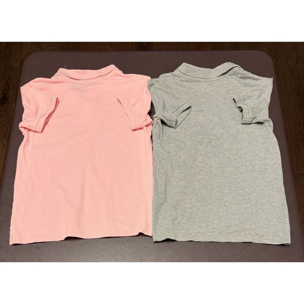 The Childrens Place Boys Large (10/12) Uniform Polo Shirts (6) Various Colors