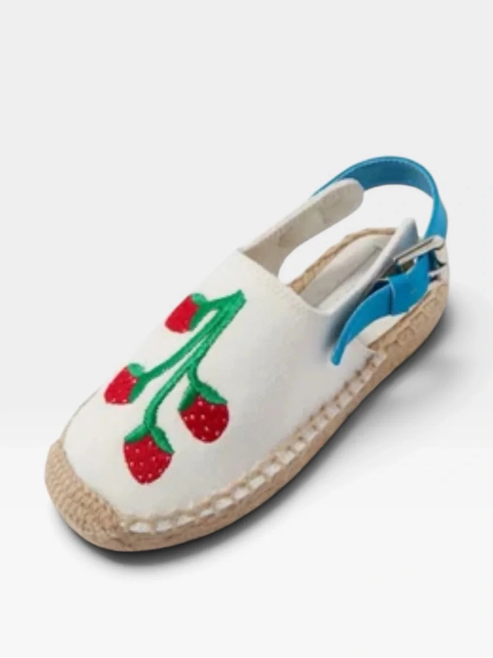 Stella McCartney Embroidered Canvas Espadrilles 3.5