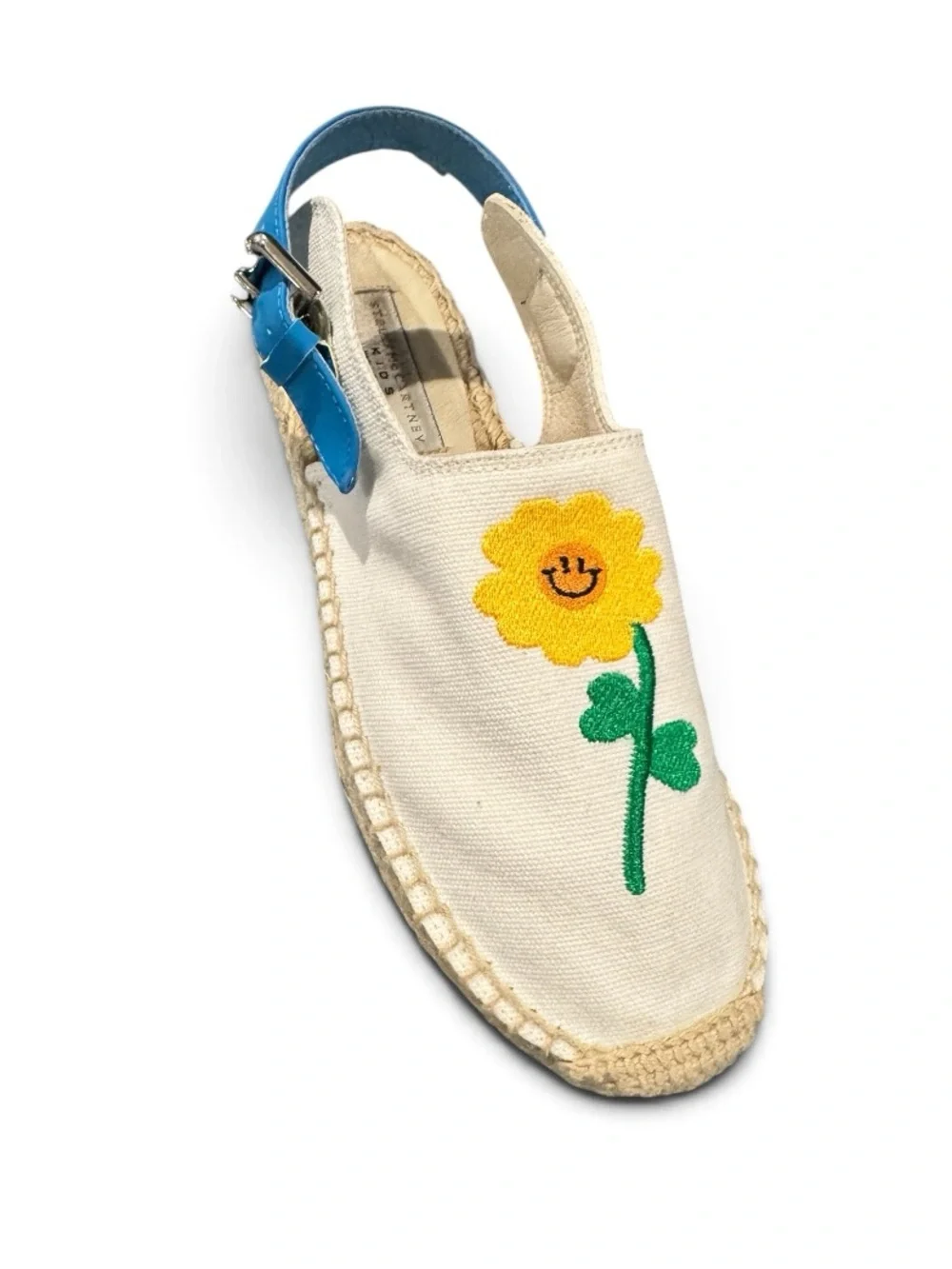 Stella McCartney Embroidered Canvas Espadrilles 3.5