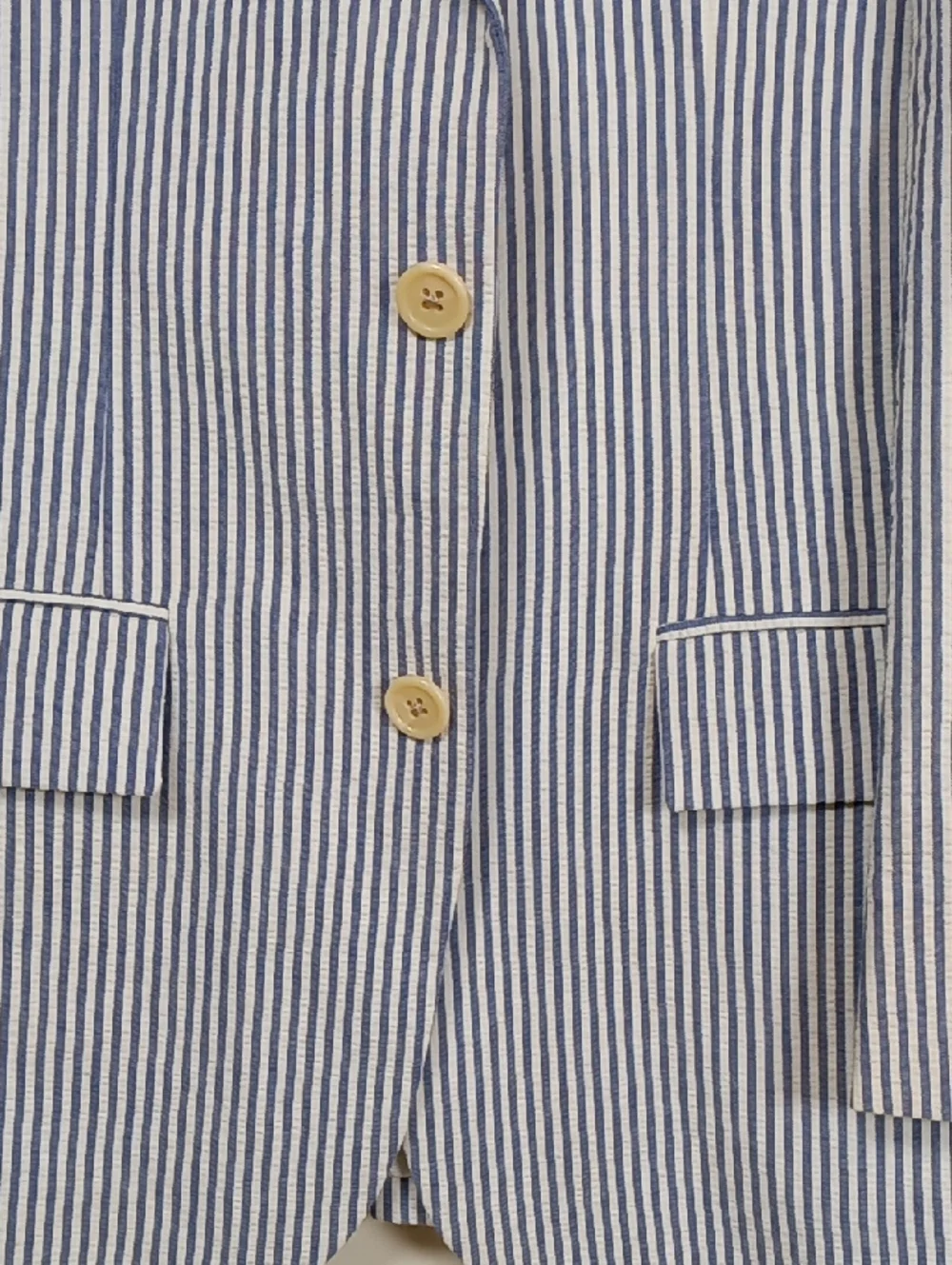 Vintage Boy's Polo Ralph Lauren Cotton Seersucker Blazer / Sport Coat Size 12