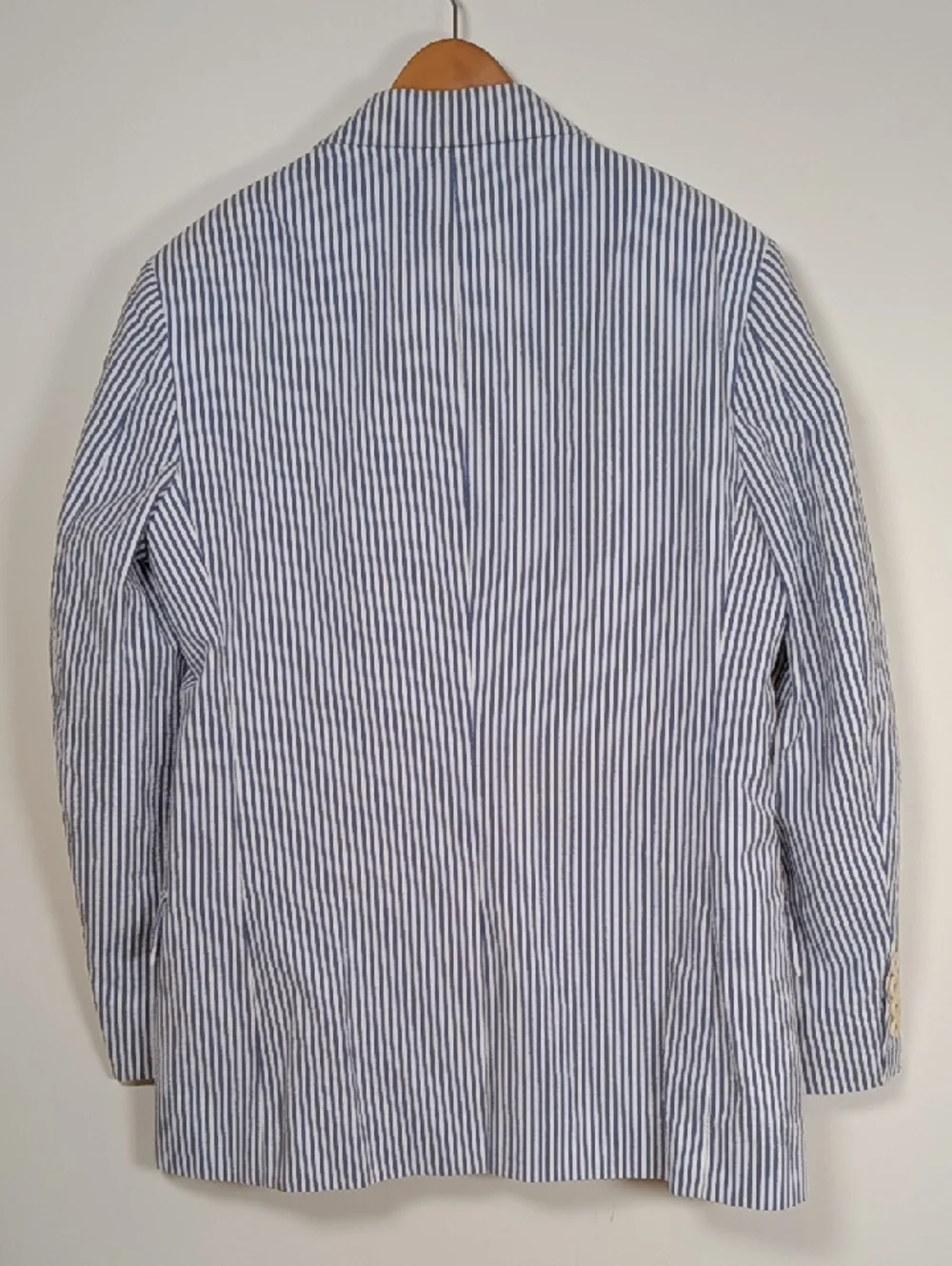 Vintage Boy's Polo Ralph Lauren Cotton Seersucker Blazer / Sport Coat Size 12