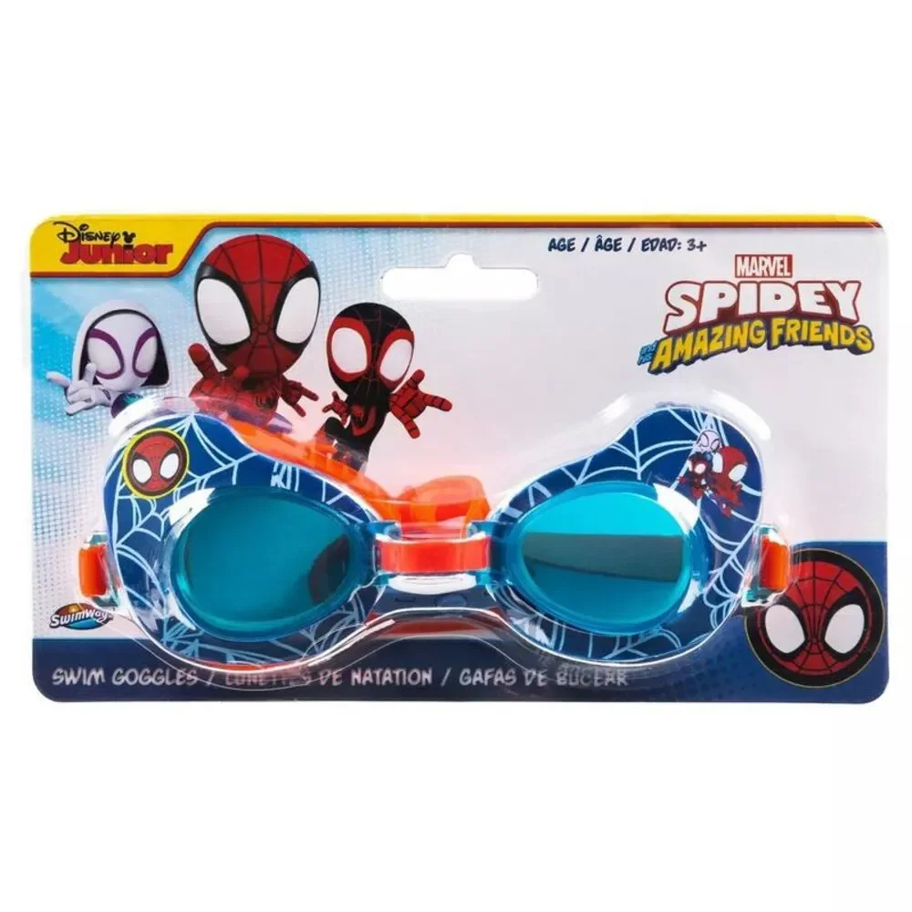 Swimways Marvel Swim Goggles - Spidey & His Amazing Friends For Ages 3 + Up